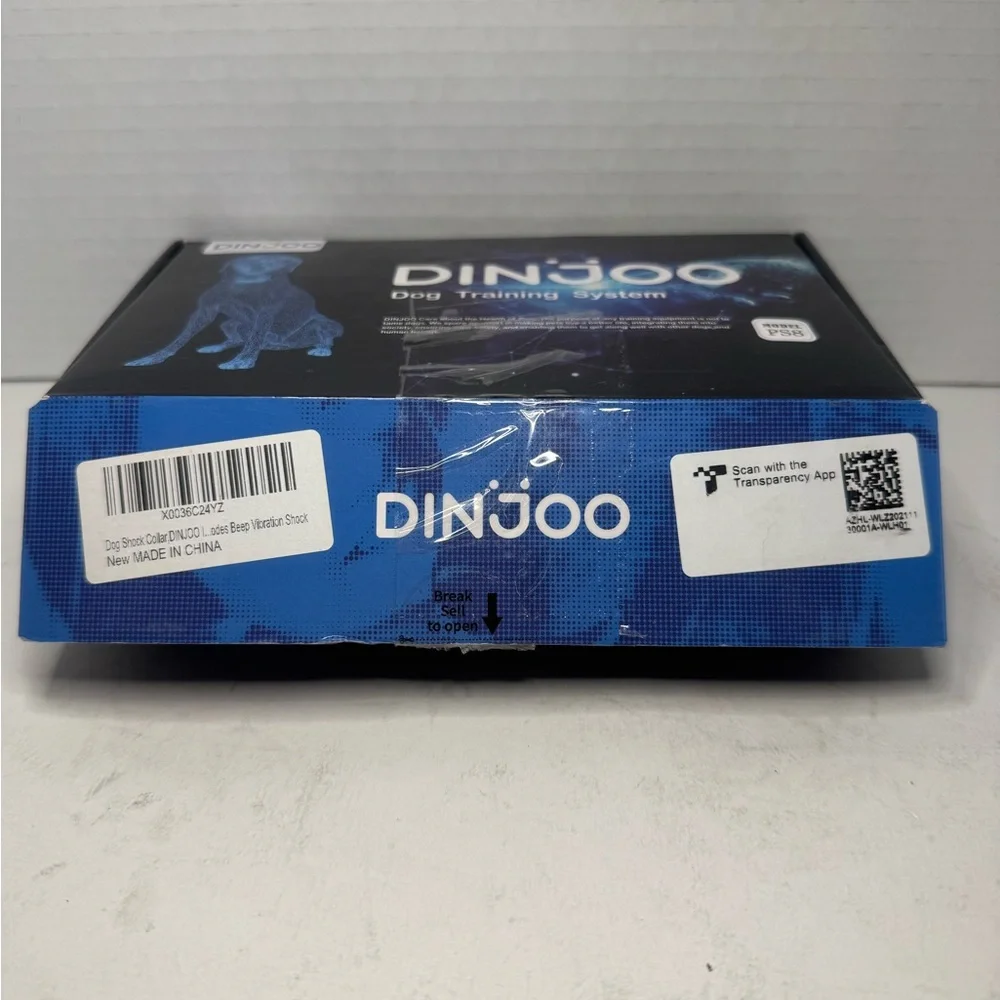Dinjoo Dog Training System Shock Collar Model PS8 white